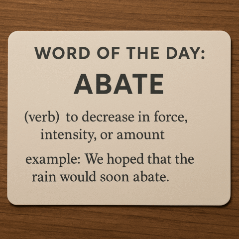 1. Abate Meaning: Definition, Usage & Synonyms Explained Simply